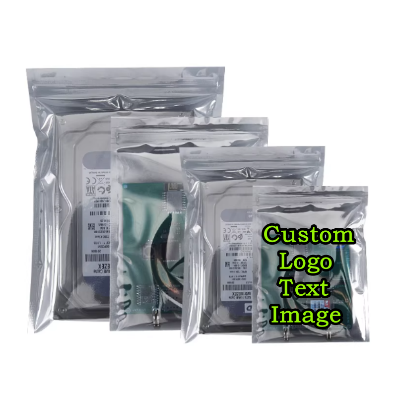 Diy Electronics Logo - 200 pçs anti estática blindagem ziplock