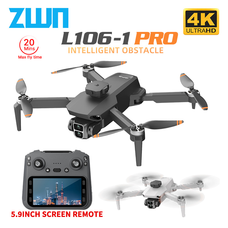 Diy Drone Electronics - L106-1PRO GPS Drone Profissional Com Tela