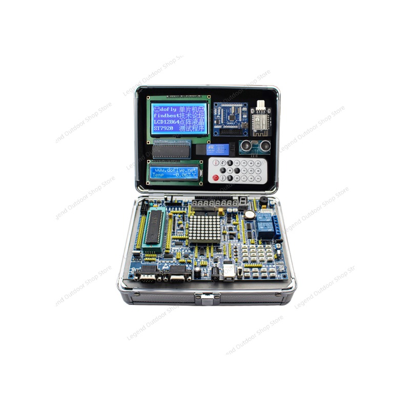 Diy Electronics Kits - Placa de Desenvolvimento LY-51S 51MCU, Caixa