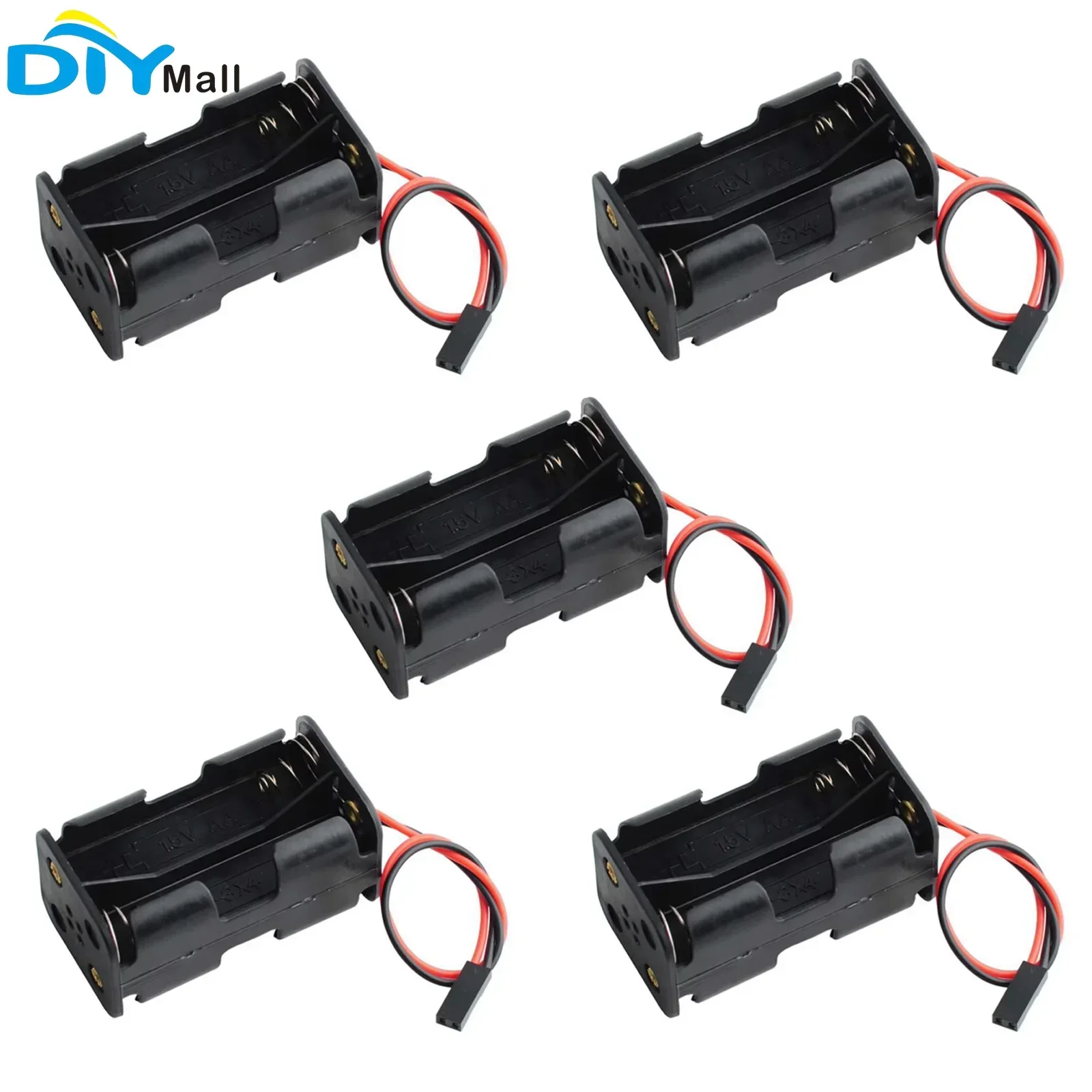 Diy Electronics Holder - Suporte para 5 Pilhas AA com