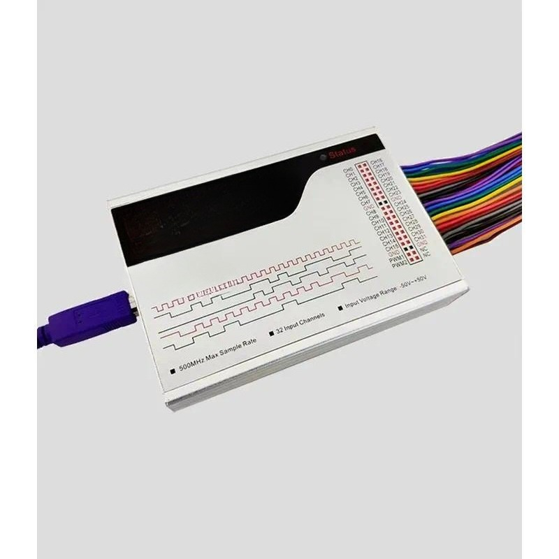 Logic Analyzer Usb - Analisador Lógico USB 2026LA5032, Taxa de