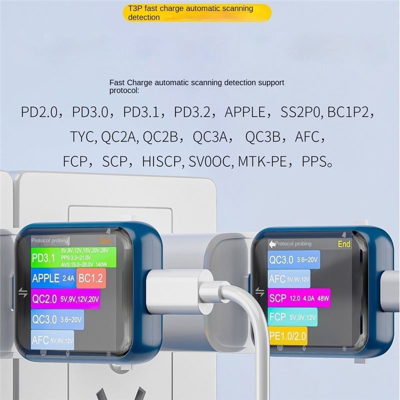 Logic Analyzer Usb - TKOH-T3P Testador de Energia USB com