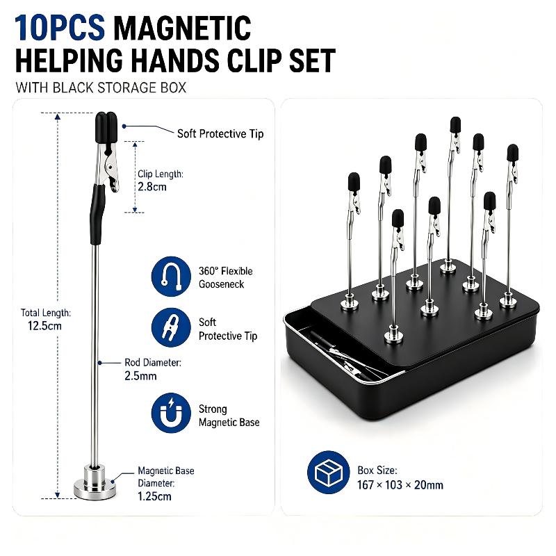 10 Peças de Suporte Magnético  - Diy Electronics Holder avaliação e preço