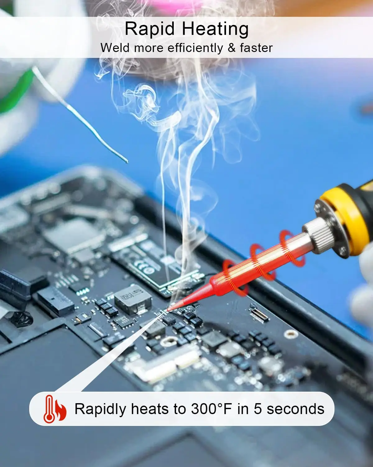 Kit de ferro de solda portátil - Diy Electronics Repair Kit avaliação e preço