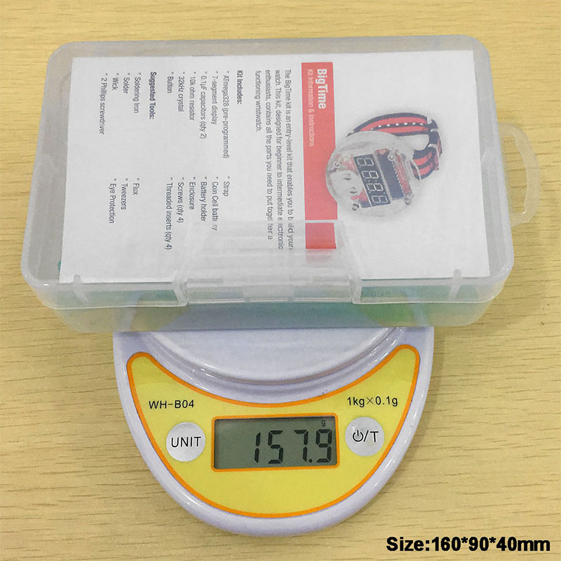 Kit de relógio led de chip úni - Diy Electronics Parts avaliação e preço