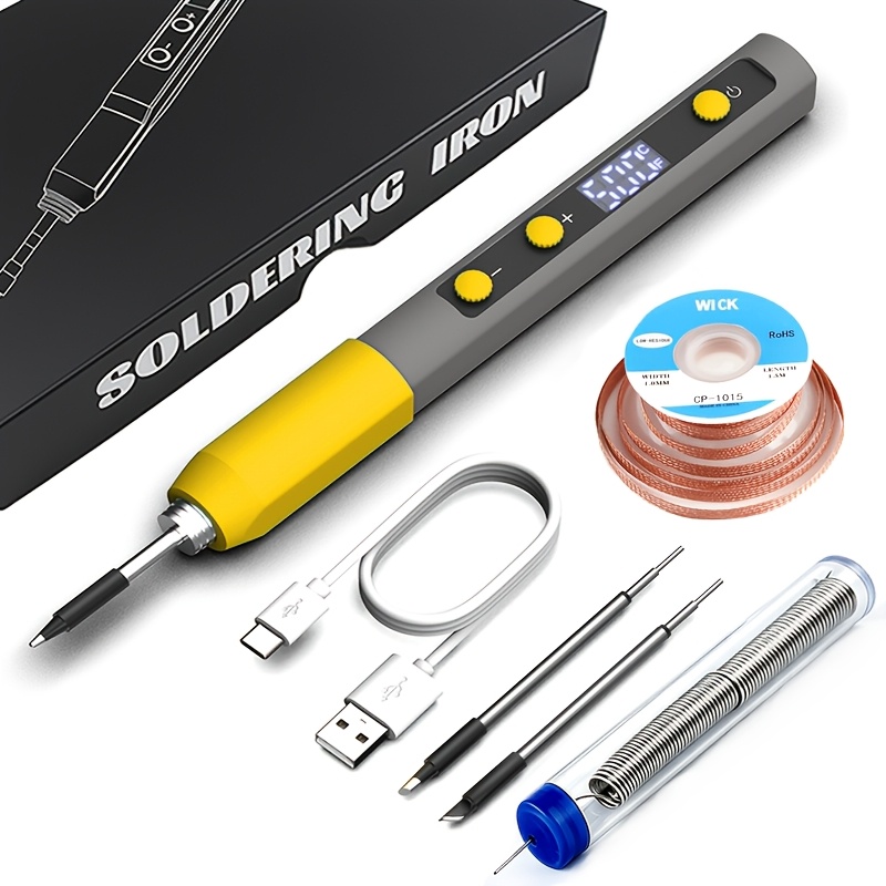 Ferro de solda USB com visor d - Diy Electronics Hobby avaliação e preço