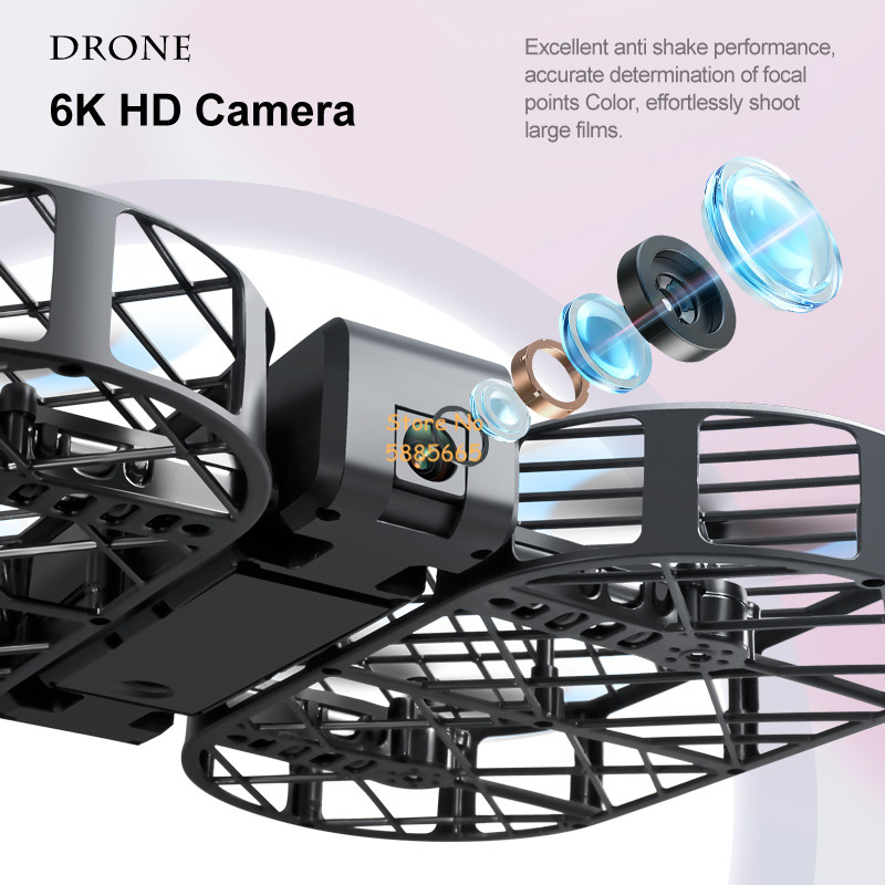 Câmera HD 8K 360 °   Proteção  - Diy Drone Electronics avaliação e preço