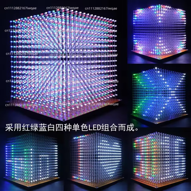 Kit de Cubo de Luz 3D16MINI 16 - Diy Electronics Parts avaliação e preço