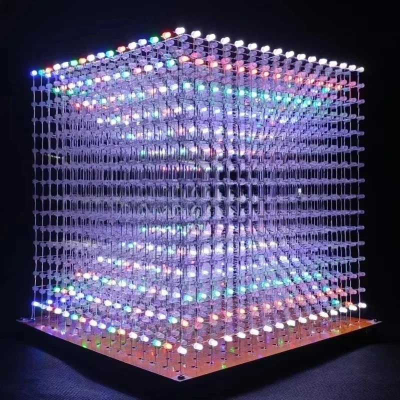3 D16mini Light Cube Kit 16x16 - Diy Electronics Kits avaliação e preço