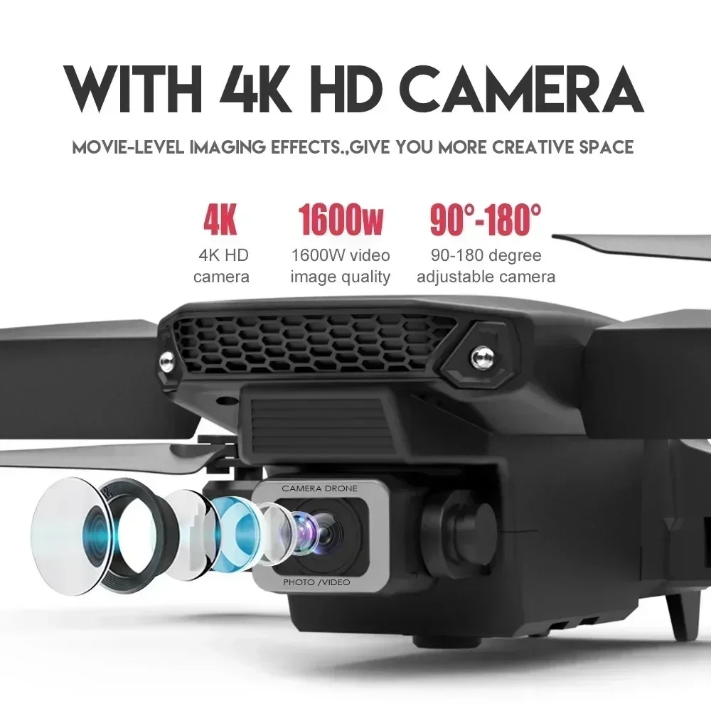 E88 pro wifi fpv drone grande  - Diy Drone Electronics avaliação e preço