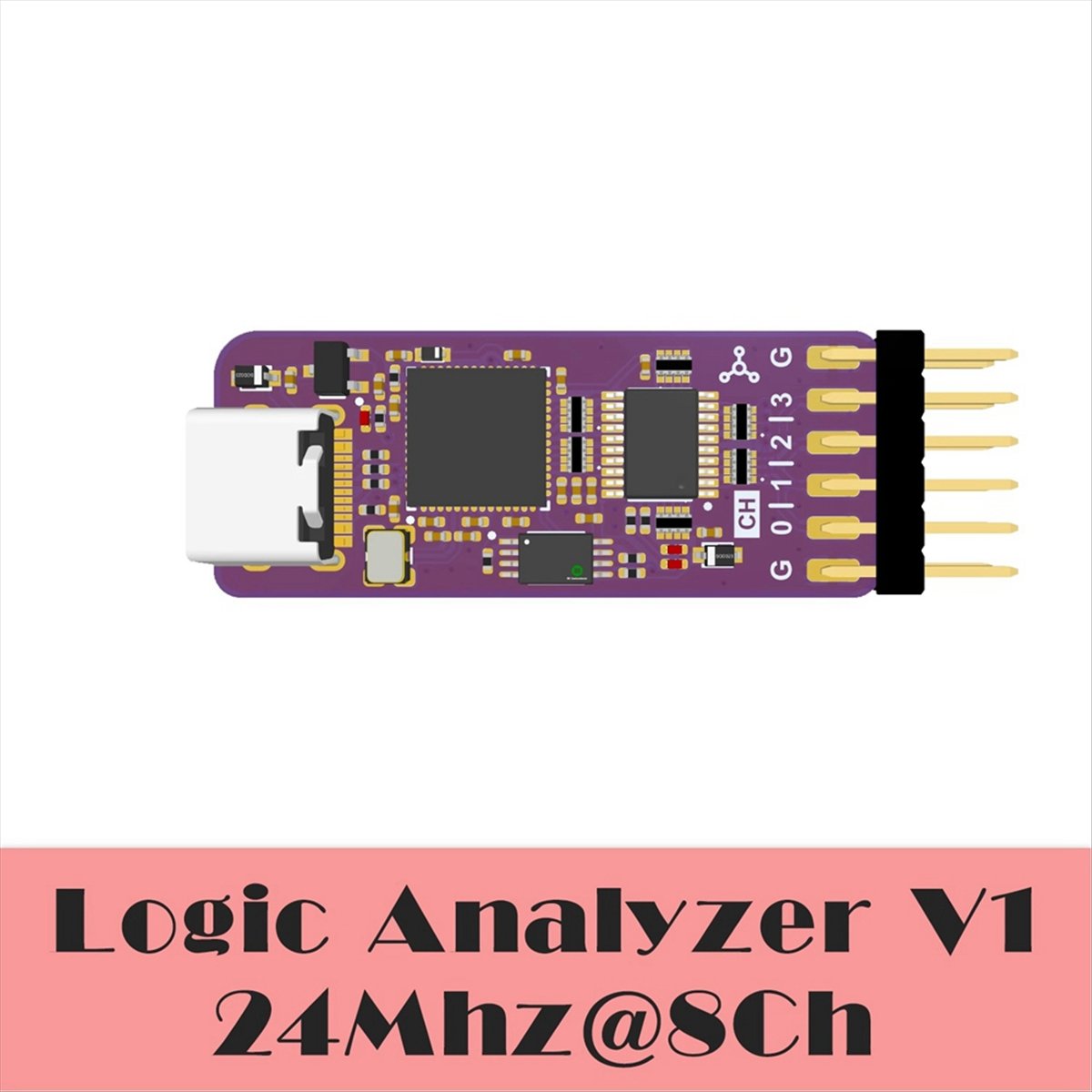 Analisador Lógico USB DLA Mini - Logic Analyzer Usb avaliação e preço