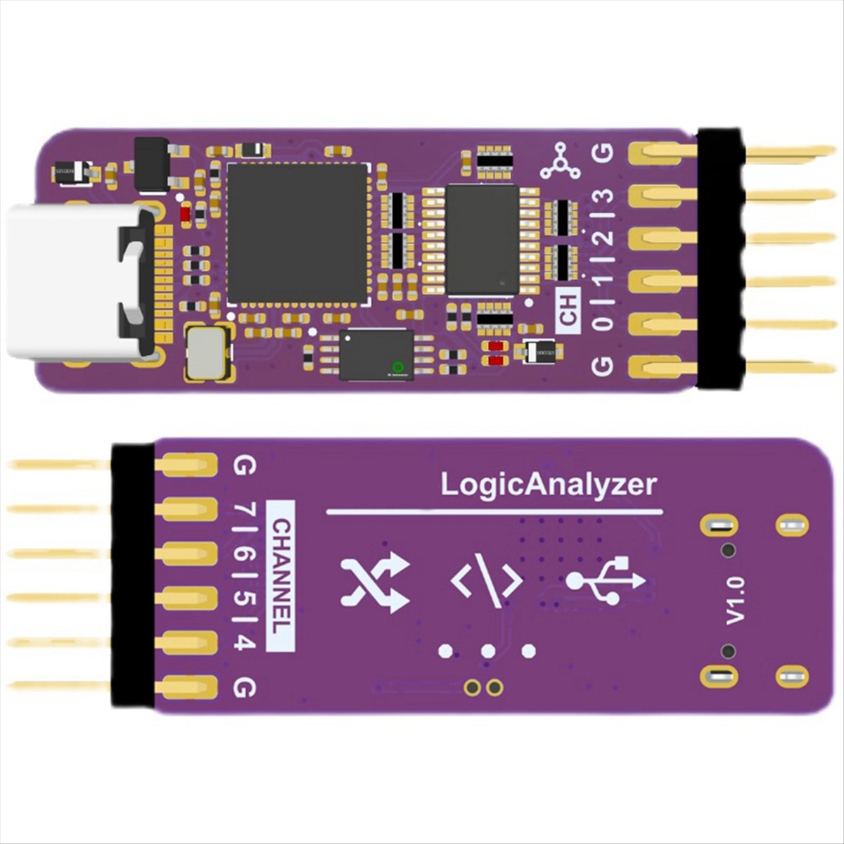Analisador Lógico USB DLA Mini - Logic Analyzer Usb avaliação e preço