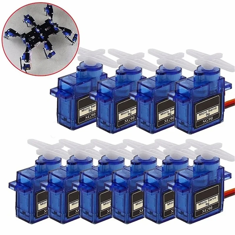 SG90 9G Micro Servo Motor com  - Servo Motor Sg90 avaliação e preço