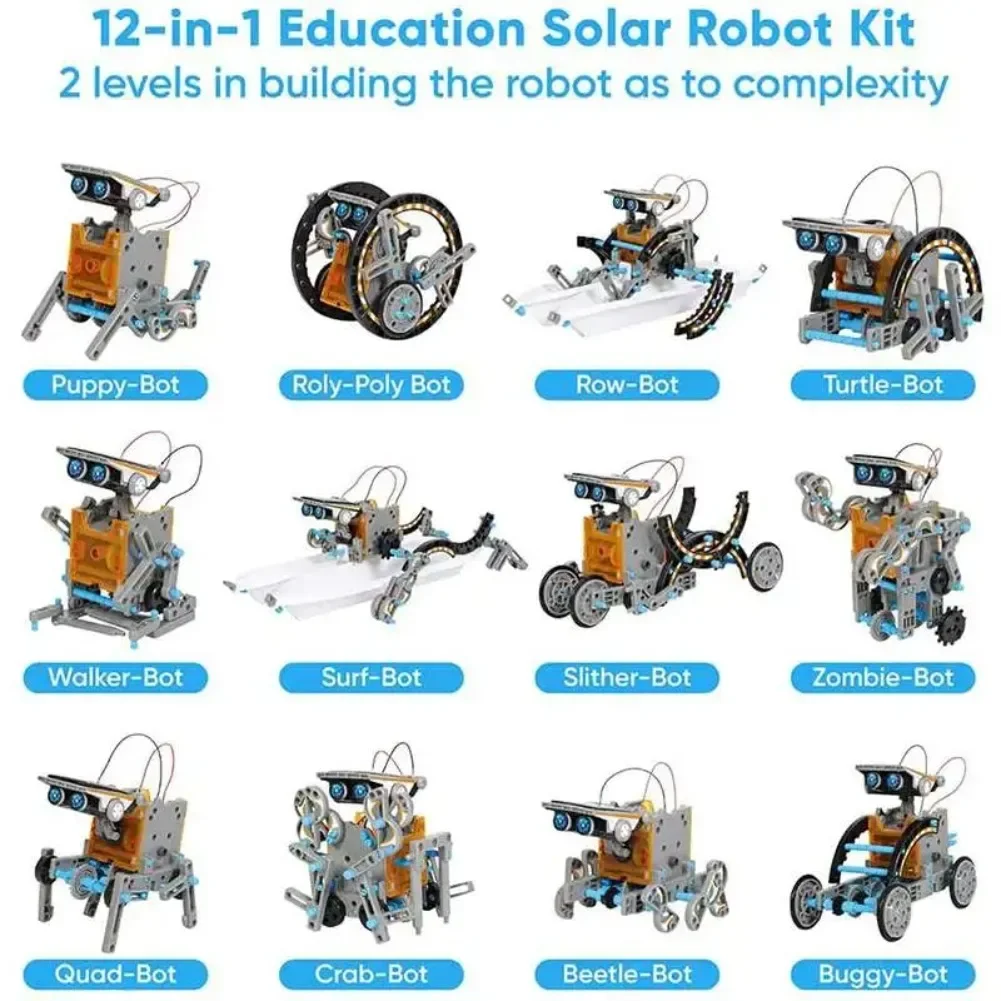13 em 1 robô movido a energia  - Diy Electronics Hobby avaliação e preço